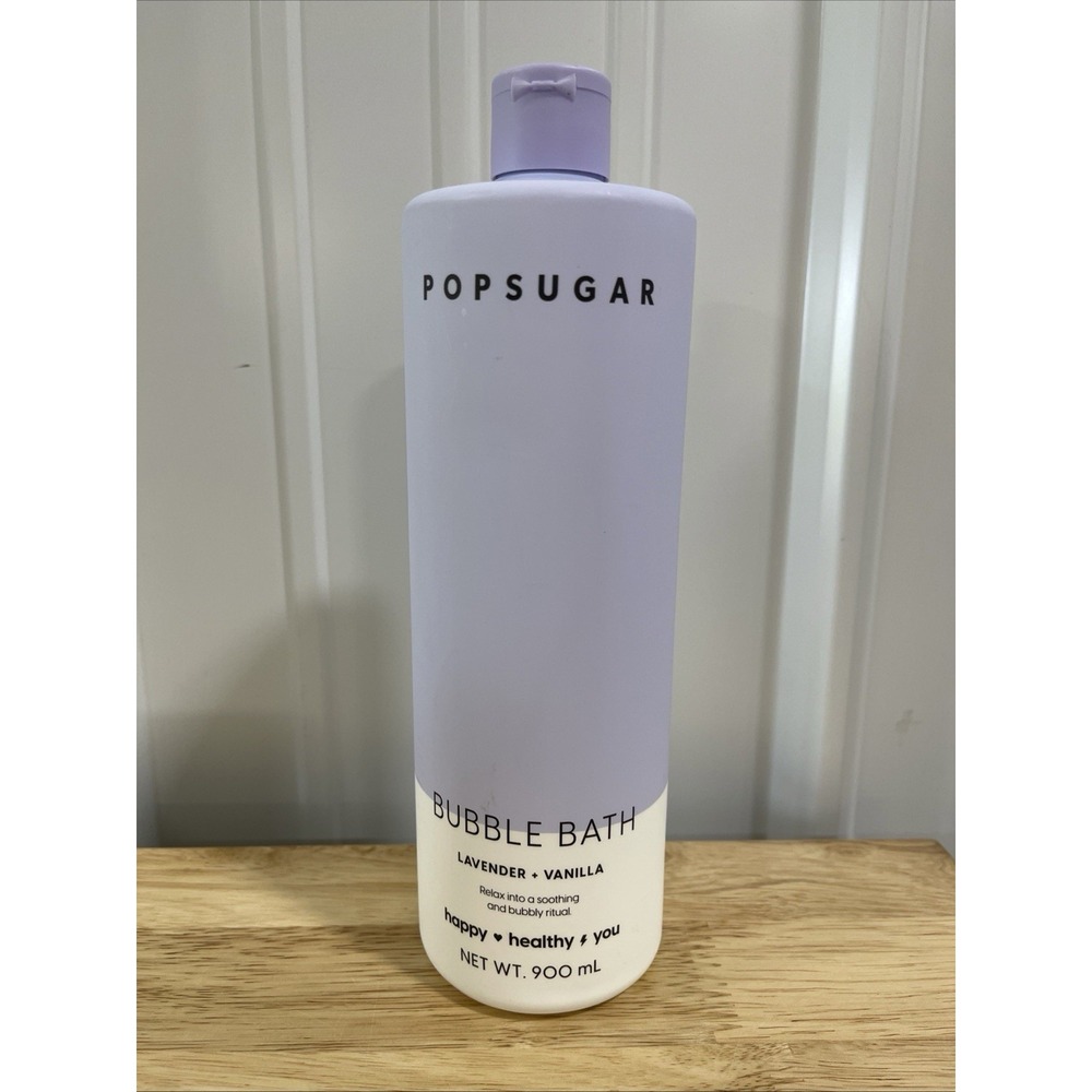 POPSUGAR Bubble Bath Lavender Vanilla Scent 900 mL New Sealed Shower